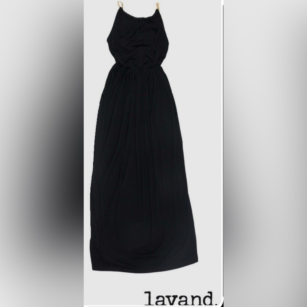 Lavand Black Maxi Dress